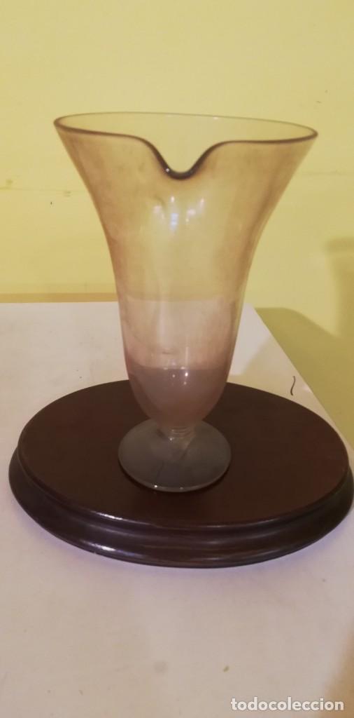 Antig&uuml;edades: ANTIGUO VASO EN VIDRIO SOPLADO - Foto 3