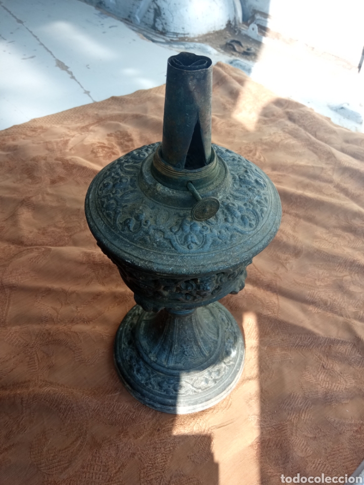 Antig&uuml;edades: QUINQUE ANTIGUO DE METAL - Foto 1