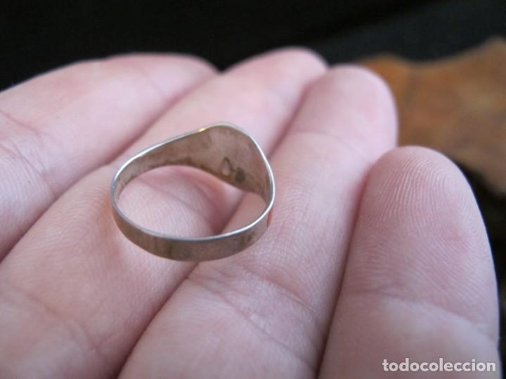 Antig&uuml;edades: Anillo de plata infantil. Contraste 925 - Foto 2