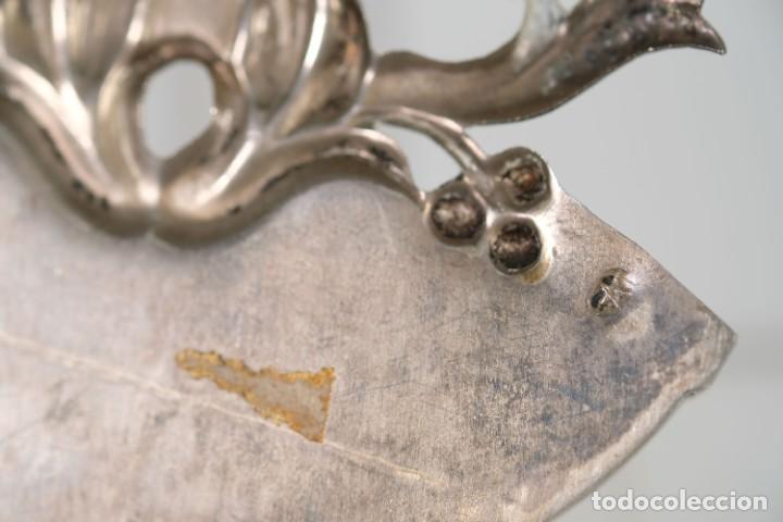 Antig&uuml;edades: Benditera en plata marca estrella - Foto 3