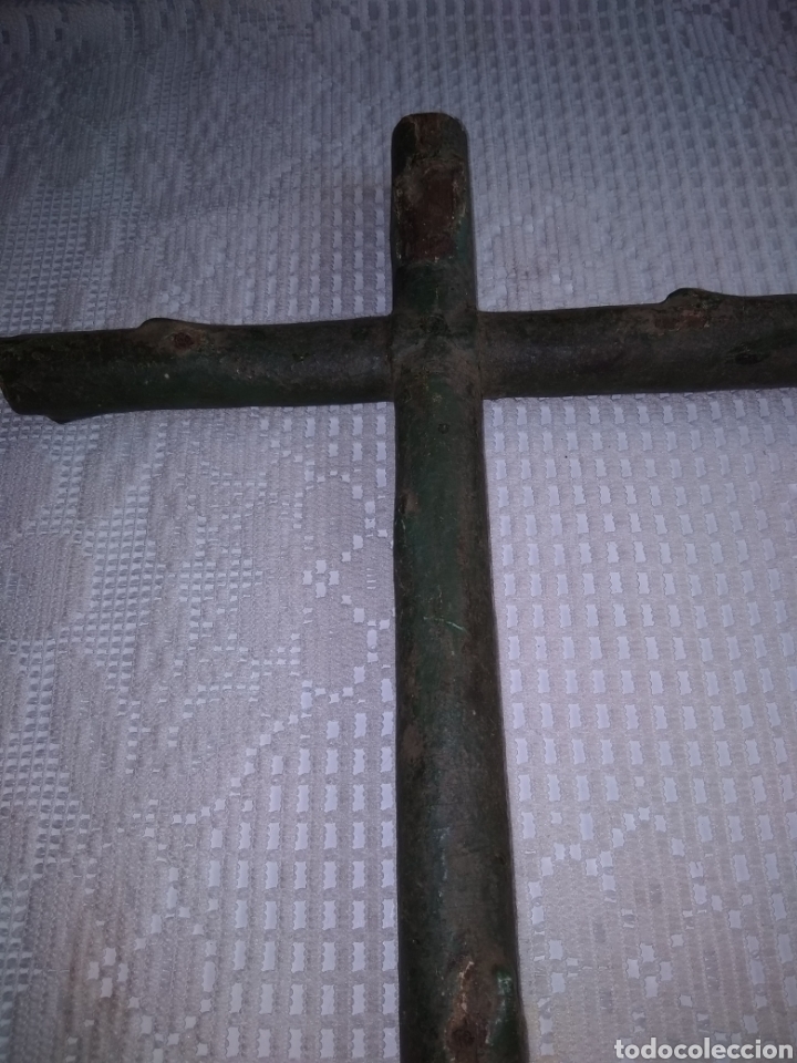 Antig&uuml;edades: CRUZ DE MADERA . SIN CRISTO - Foto 2