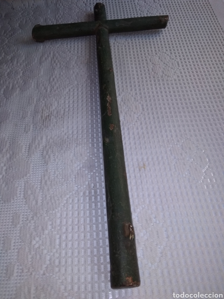 Antig&uuml;edades: CRUZ DE MADERA . SIN CRISTO - Foto 3