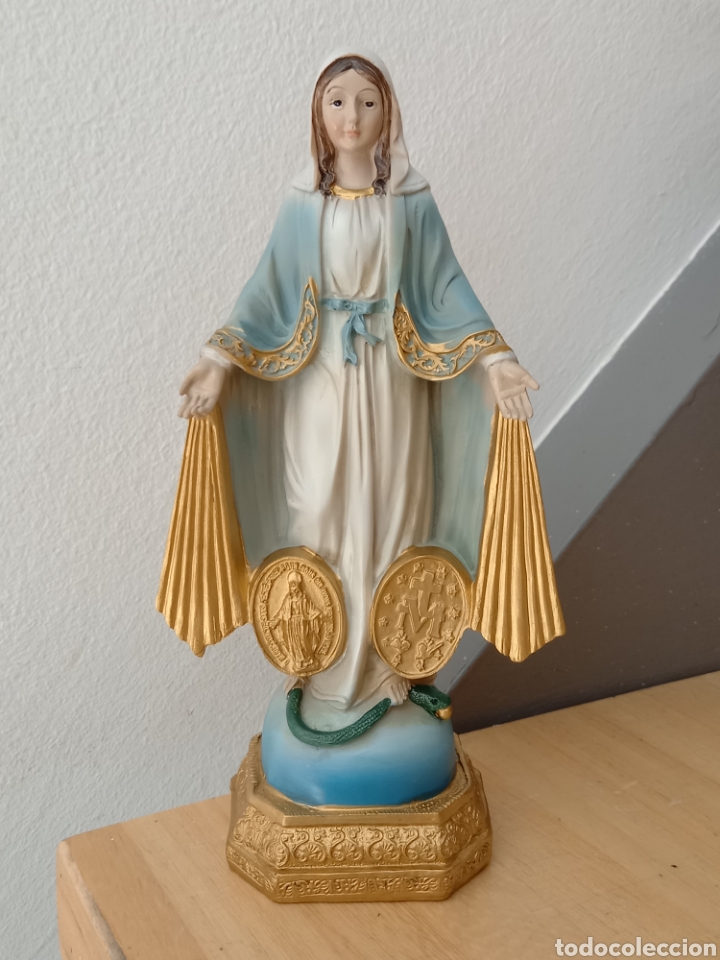 Antig&uuml;edades: VIRGEN MILAGROSA 20 CM - Foto 1
