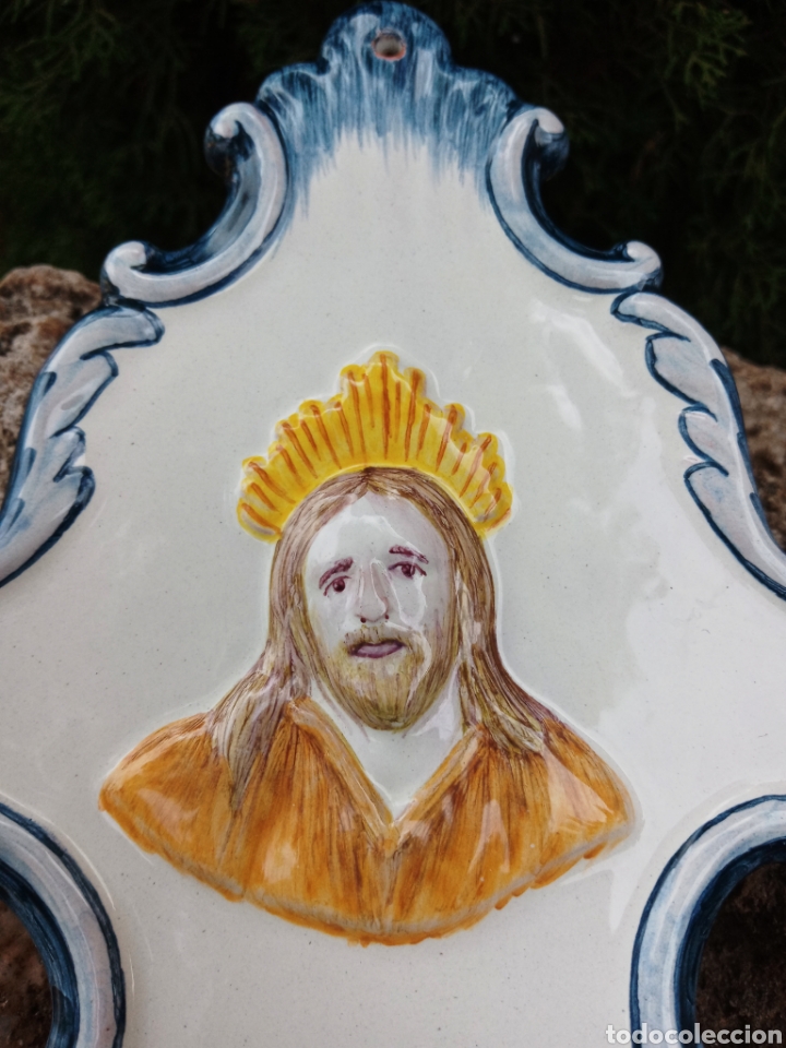 Antig&uuml;edades: BENDITERA - CERAMICA DE ALCORA - - Foto 6