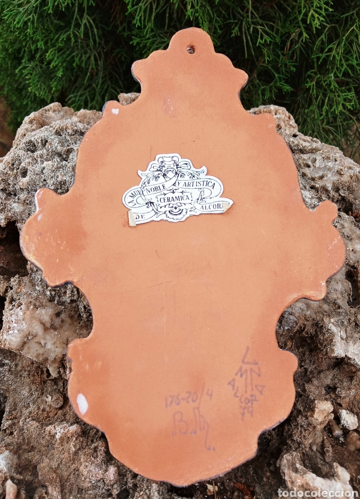 Antig&uuml;edades: BENDITERA - CERAMICA DE ALCORA - - Foto 10