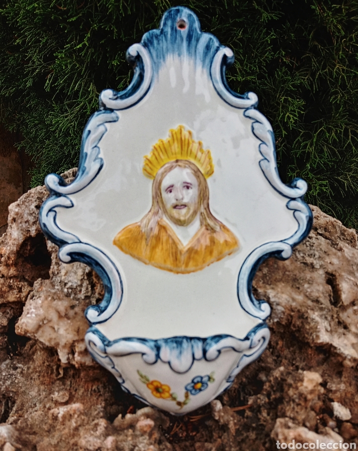 Antig&uuml;edades: BENDITERA - CERAMICA DE ALCORA - - Foto 1