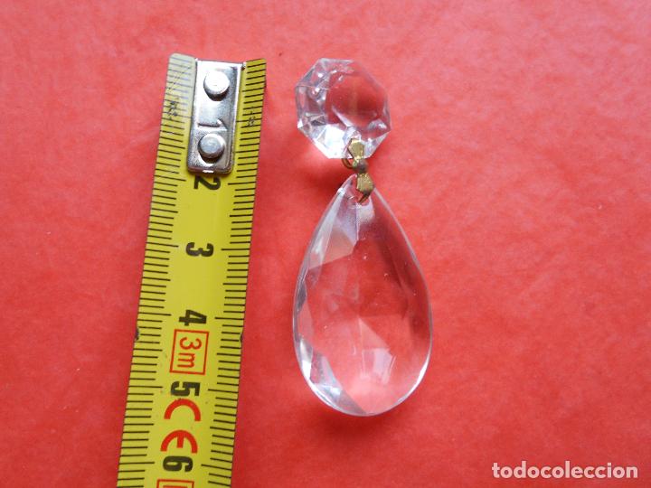 Oggetti Antichi: PIEZA CRISTAL LAGRIMA ARA&Ntilde;A REPARACION VIDRIO LAMPARA