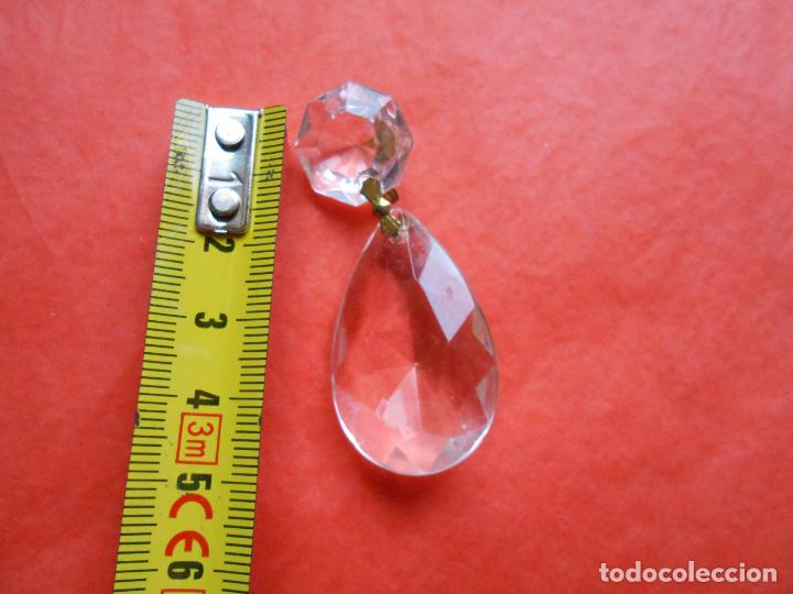 Oggetti Antichi: PIEZA CRISTAL LAGRIMA ARA&Ntilde;A REPARACION VIDRIO LAMPARA