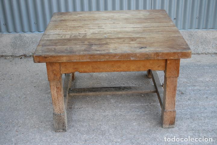 Antig&uuml;edades: mesa baja rustica - Foto 1