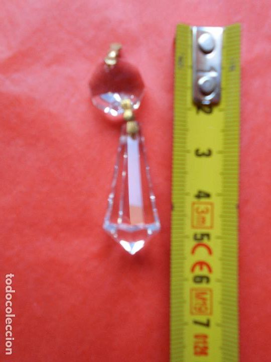 Oggetti Antichi: PIEZA CRISTAL LAGRIMA ARA&Ntilde;A REPARACION VIDRIO LAMPARA