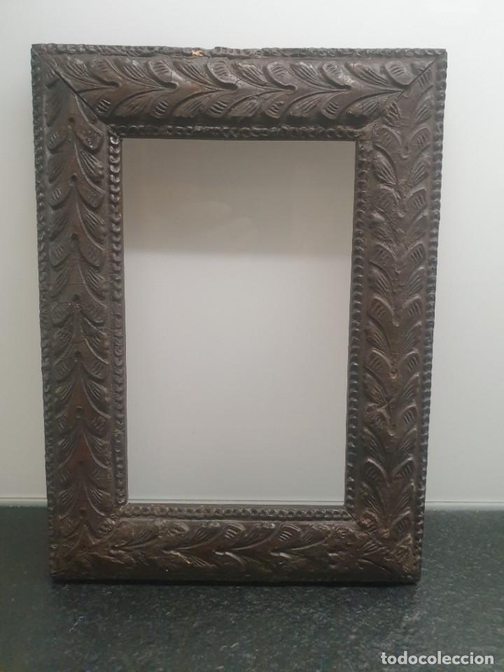 Antig&uuml;edades: Antiguo marco de madera. 18x25. - Foto 1