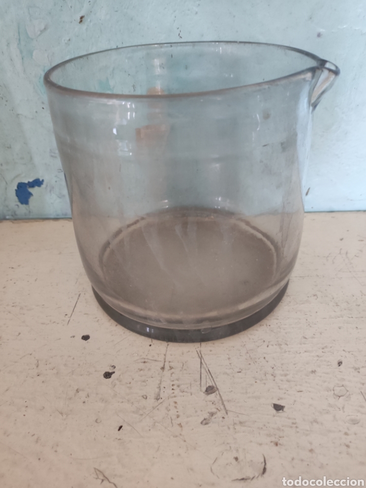 Antig&uuml;edades: Recipiente de cristal farmacia - Foto 3
