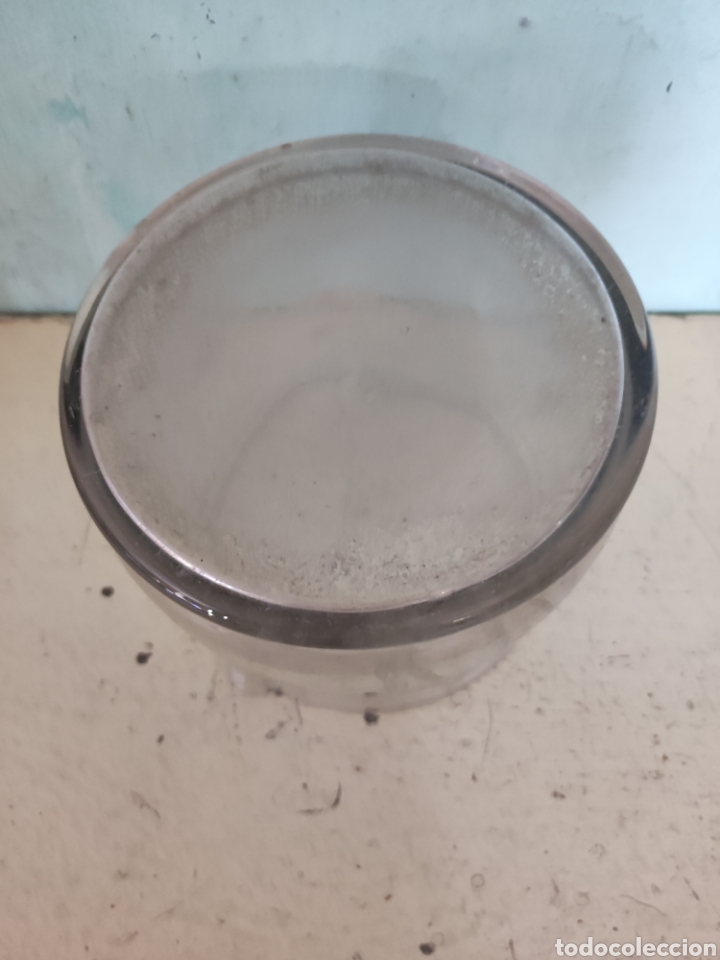 Antig&uuml;edades: Recipiente de cristal farmacia - Foto 5