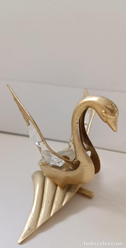 Antig&uuml;edades: CISNE DE LATON Y PIEDRAS - Foto 4