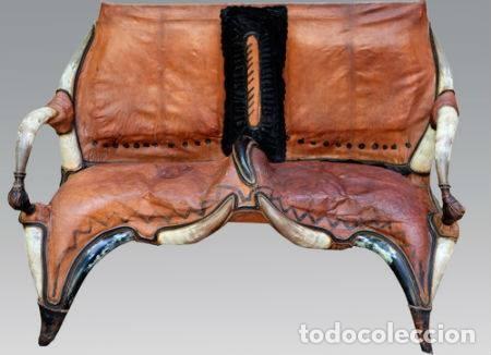 Antig&uuml;edades: SOFA Y SILLON FIRMADO BANDIA 2000 - Foto 4