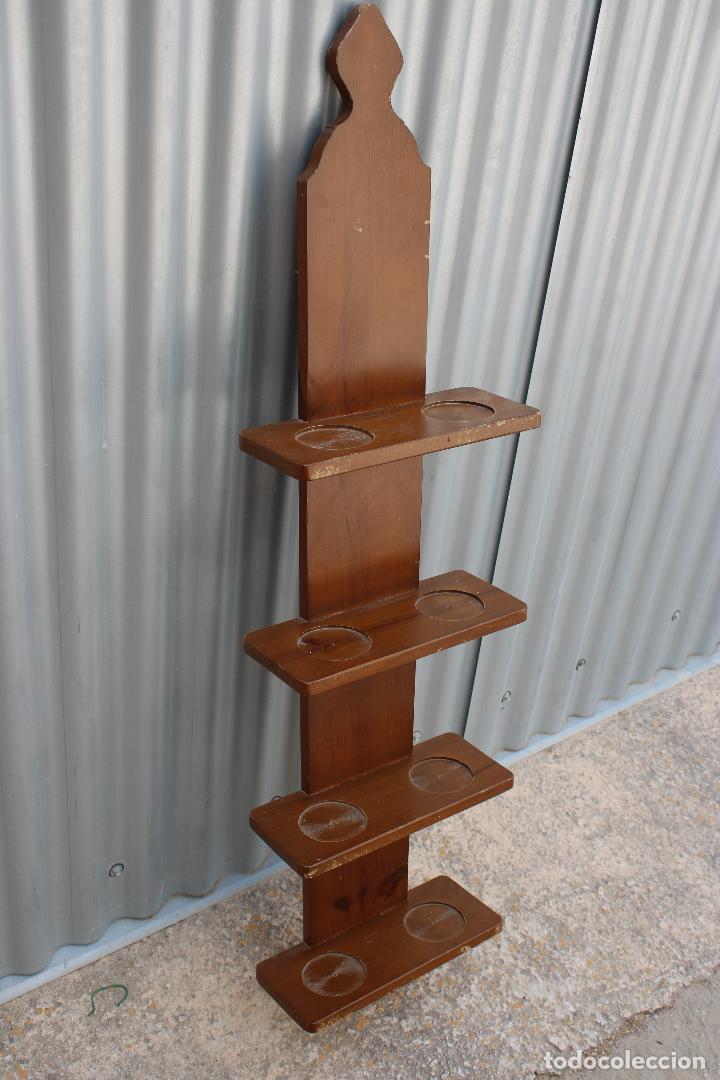Antig&uuml;edades: mueble rustico repisa para jarras, tazas - Foto 5