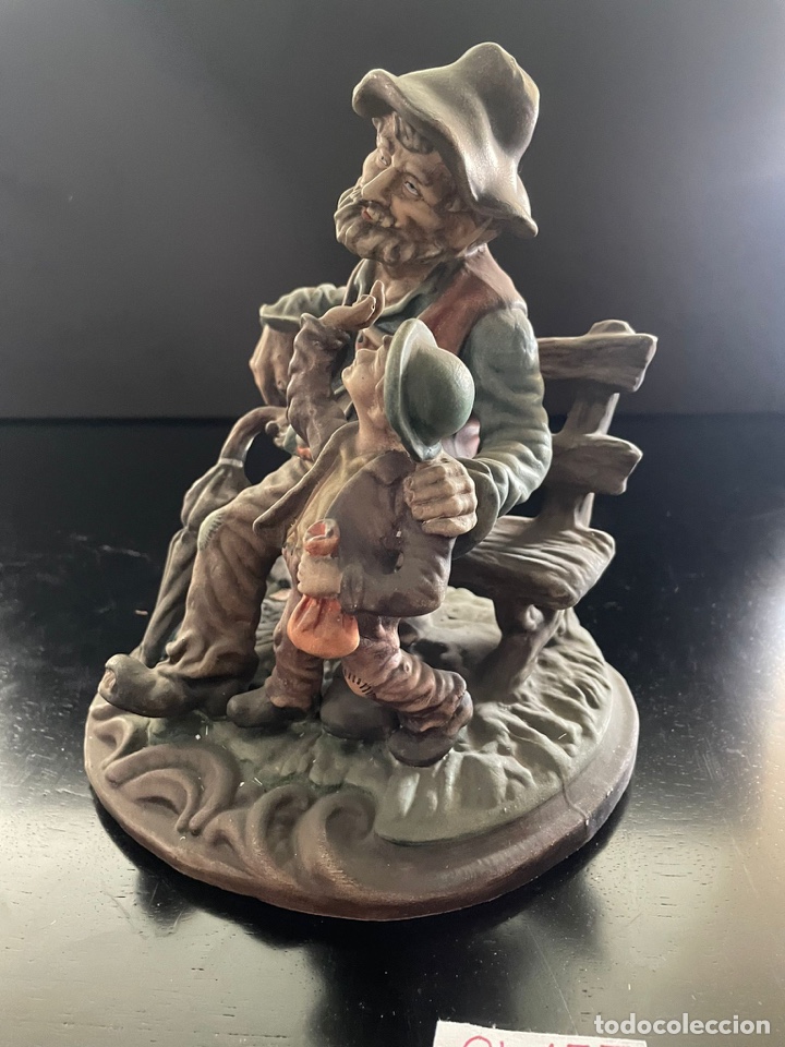 Antig&uuml;edades: Figura porcelana echa a mano - Foto 2