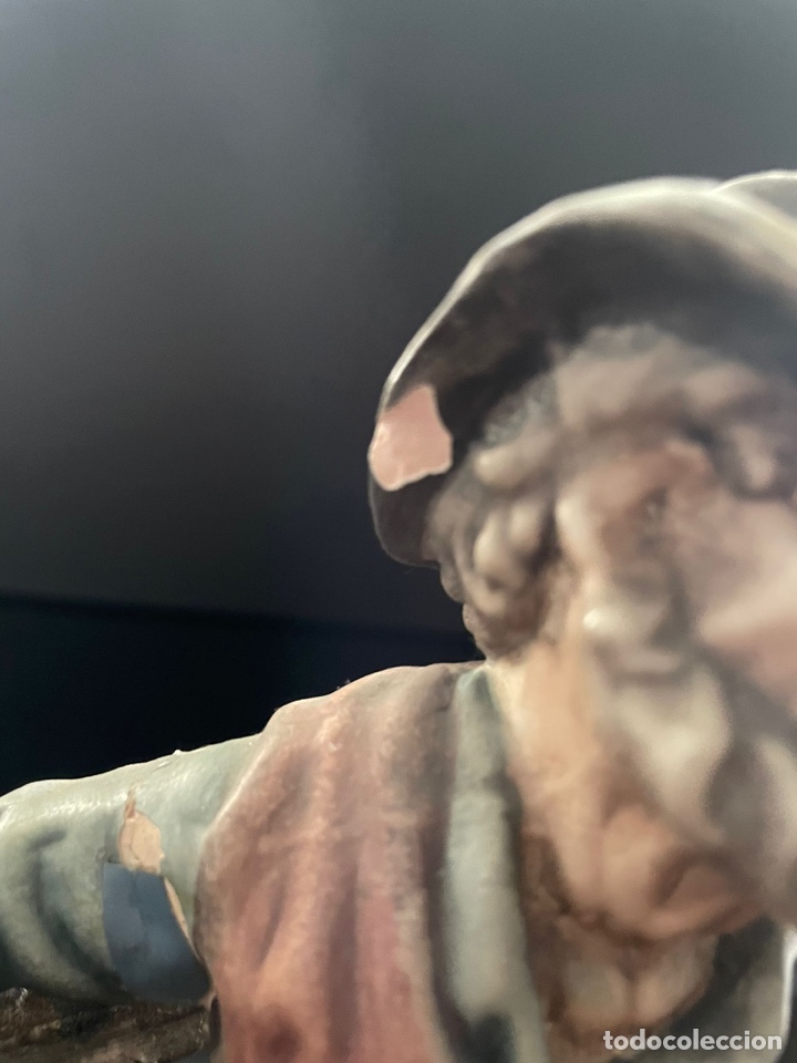 Antig&uuml;edades: Figura porcelana echa a mano - Foto 4