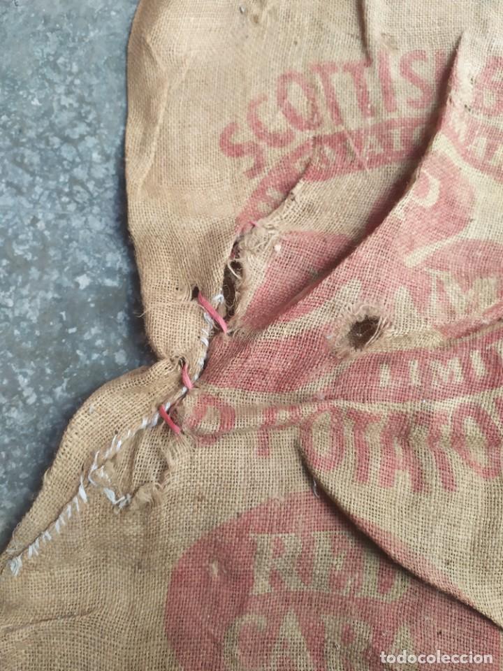 Antig&uuml;edades: Saco antiguo de Arpillera Yute - Foto 2