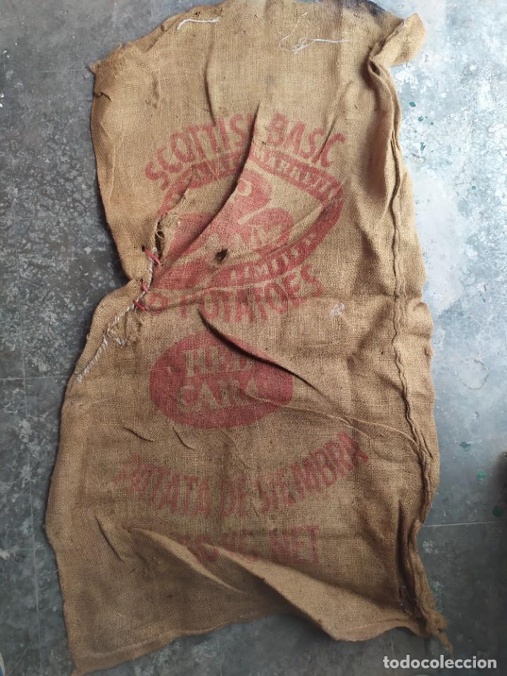 Antig&uuml;edades: Saco antiguo de Arpillera Yute - Foto 3