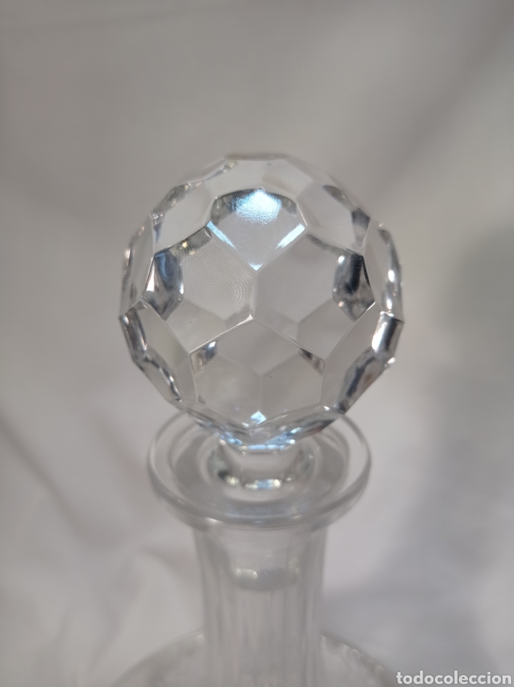 Antig&uuml;edades: BOTELLA DE CRISTAL PARA LICOR - Foto 2