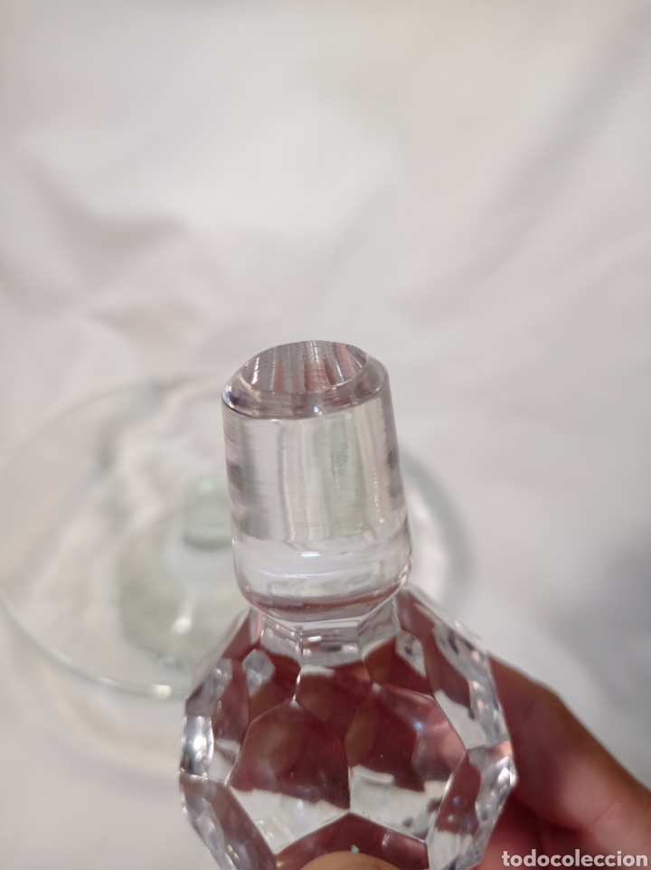 Antig&uuml;edades: BOTELLA DE CRISTAL PARA LICOR - Foto 6