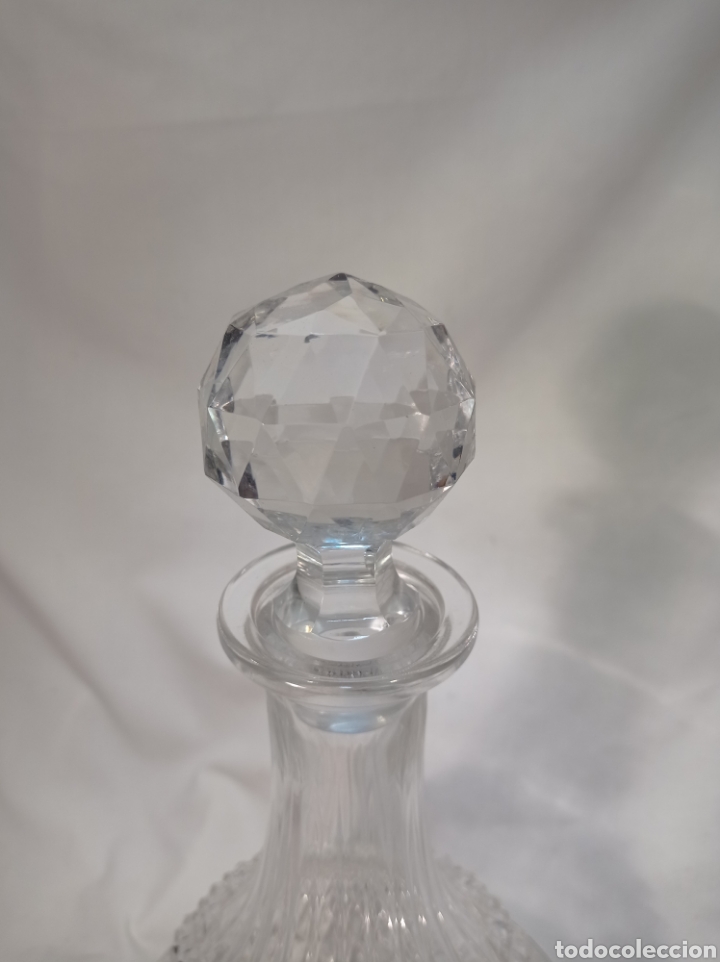 Antig&uuml;edades: BOTELLA DE CRISTAL PARA LICOR - Foto 2