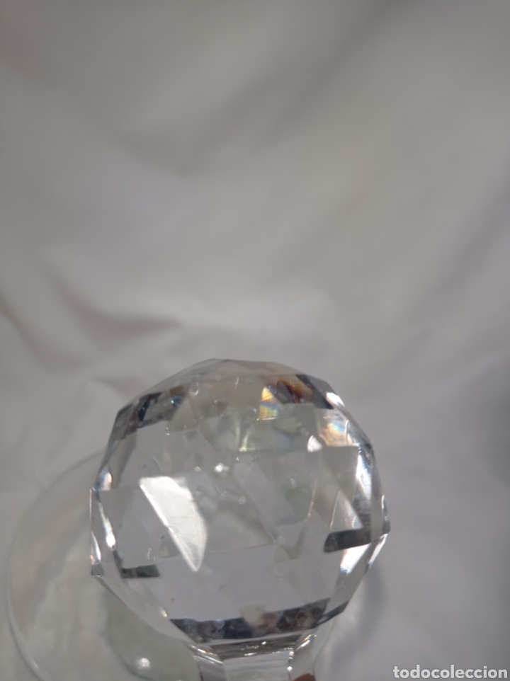 Antig&uuml;edades: BOTELLA DE CRISTAL PARA LICOR - Foto 5