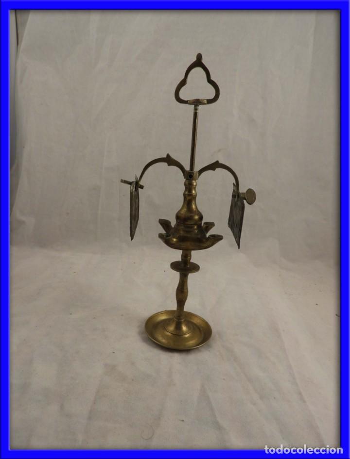 Antig&uuml;edades: VELON PEQUE&Ntilde;O DE BRONCE COMPLETO - Foto 1