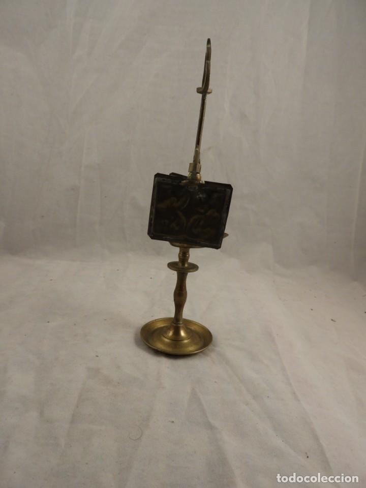Antig&uuml;edades: VELON PEQUE&Ntilde;O DE BRONCE COMPLETO - Foto 3
