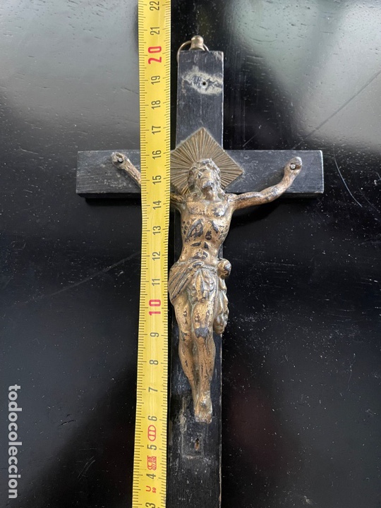Antig&uuml;edades: Antiguo crucifijo - Foto 3