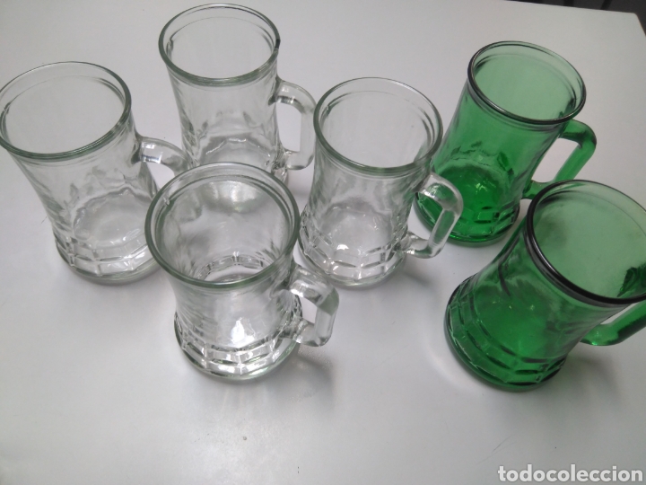 Antig&uuml;edades: Lote jarras de cristal - Foto 2