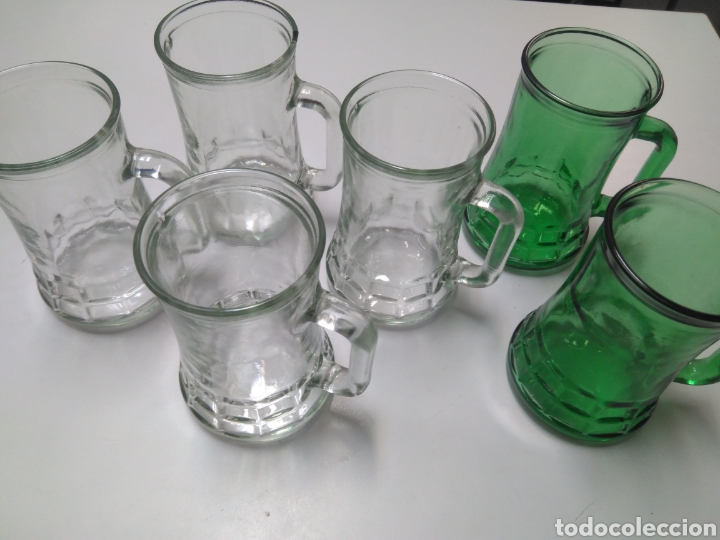 Antig&uuml;edades: Lote jarras de cristal - Foto 1