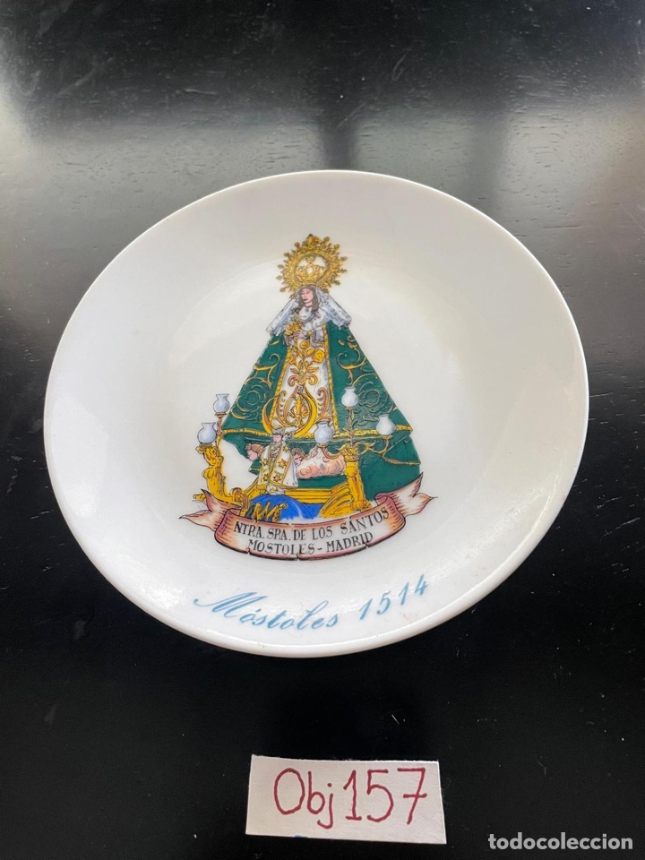Antig&uuml;edades: Plato nuestra se&ntilde;ora De los Santos - Foto 1