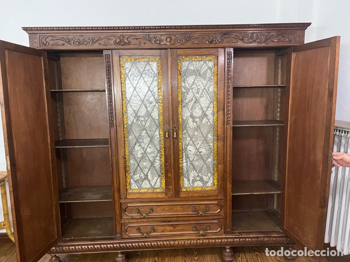 Antig&uuml;edades: Armario decdespacho - Foto 3