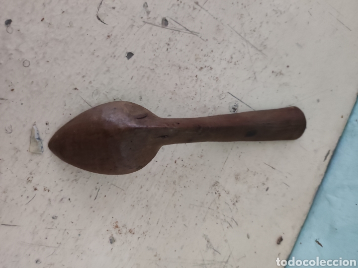 Antig&uuml;edades: Cuchara madera antigua - Foto 2