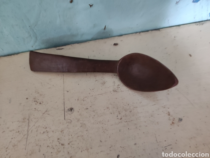 Antig&uuml;edades: Cuchara madera antigua - Foto 1
