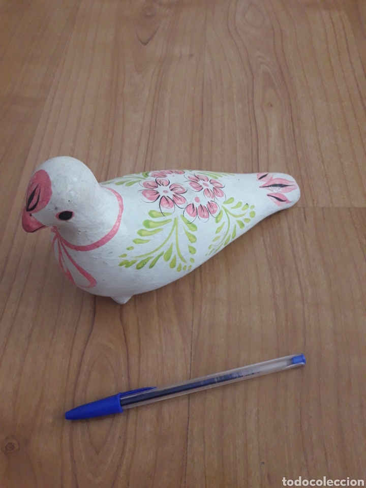 Oggetti Antichi: PALOMA DE BARRO PINTADA A MANO. ARTESAN&Iacute;A DE M&Eacute;XICO. D&Eacute;CADA 1980