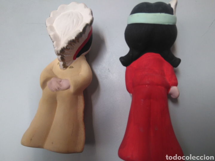 Antig&uuml;edades: 2 figuras pareja Indios - Foto 7