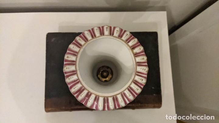Antig&uuml;edades: FLORERO PORCELANA M PARIS - Foto 5