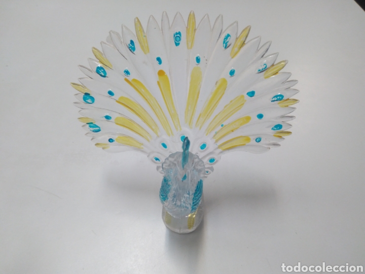 Antig&uuml;edades: Pavo Real de plastico - Foto 3