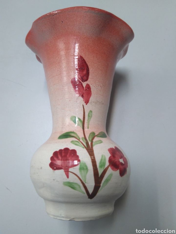 Antig&uuml;edades: Jarr&oacute;n decorado con flores - Foto 1