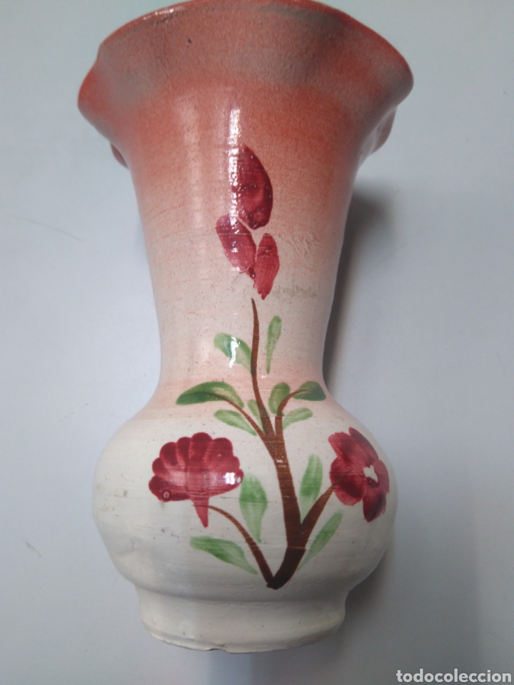 Antig&uuml;edades: Jarr&oacute;n decorado con flores - Foto 2