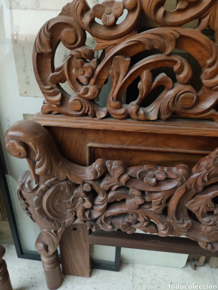 Antig&uuml;edades: Cama tallada - Foto 3