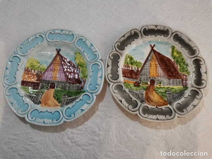 Antig&uuml;edades: Pareja de platos de Manises (Valencia) - Foto 1
