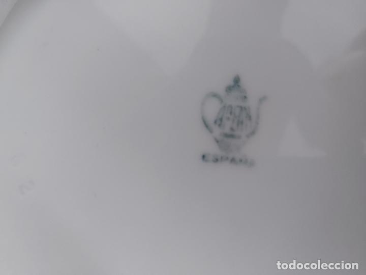 Antig&uuml;edades: Plato Capeans azul cobalto y oro - Foto 5