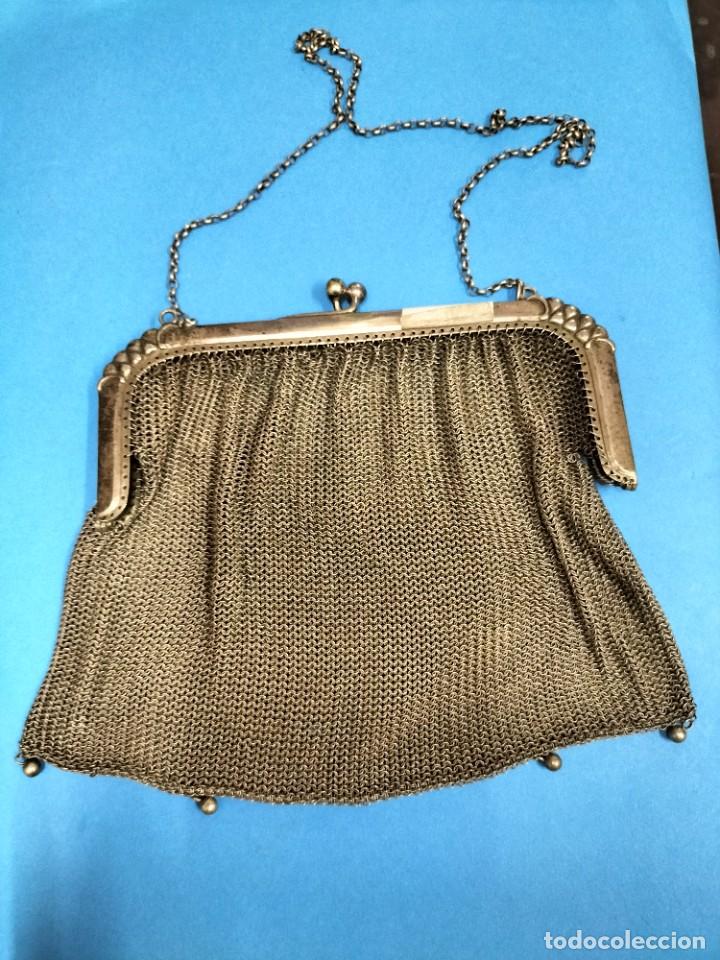 Antig&uuml;edades: Bolso de maya de alpaca - Foto 1