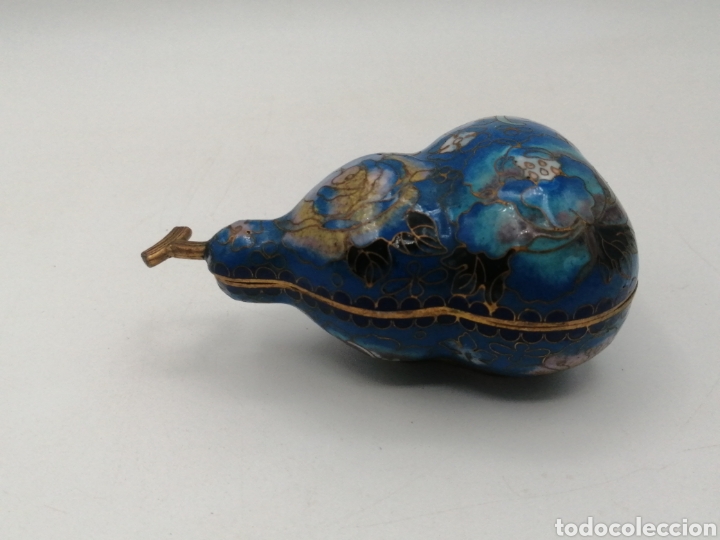 Antig&uuml;edades: Caja bronce y esmalte cloisonne - Foto 2