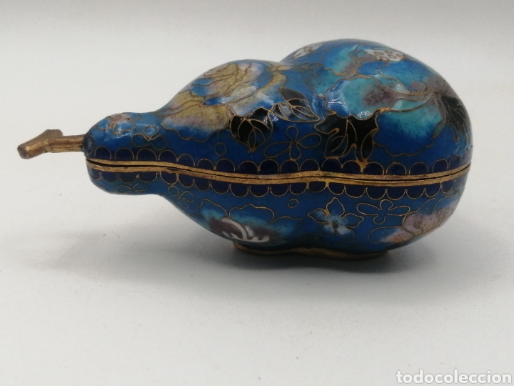Antig&uuml;edades: Caja bronce y esmalte cloisonne - Foto 4