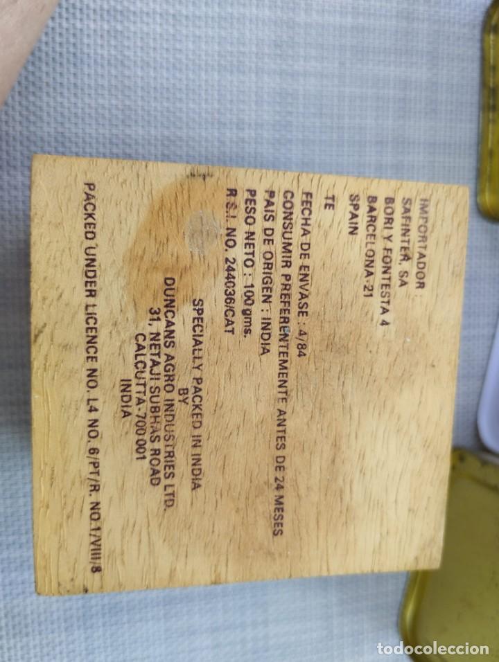 Antig&uuml;edades: Original caja de te hind&uacute; de madera - Foto 2